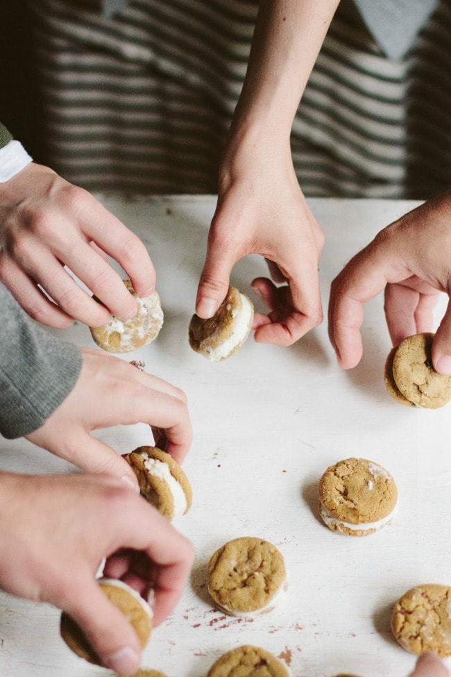 frangelico + coffee no-churn ice cream | the vanilla bean blog