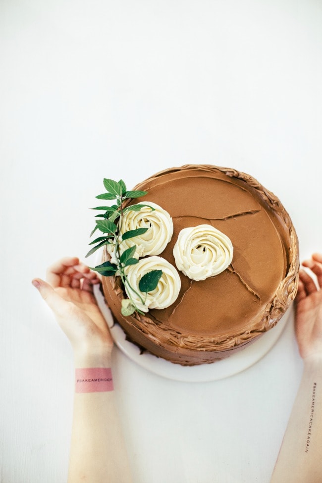 Ginger Cake with Pumpkin Creme Mousseline | Sarah Kieffer