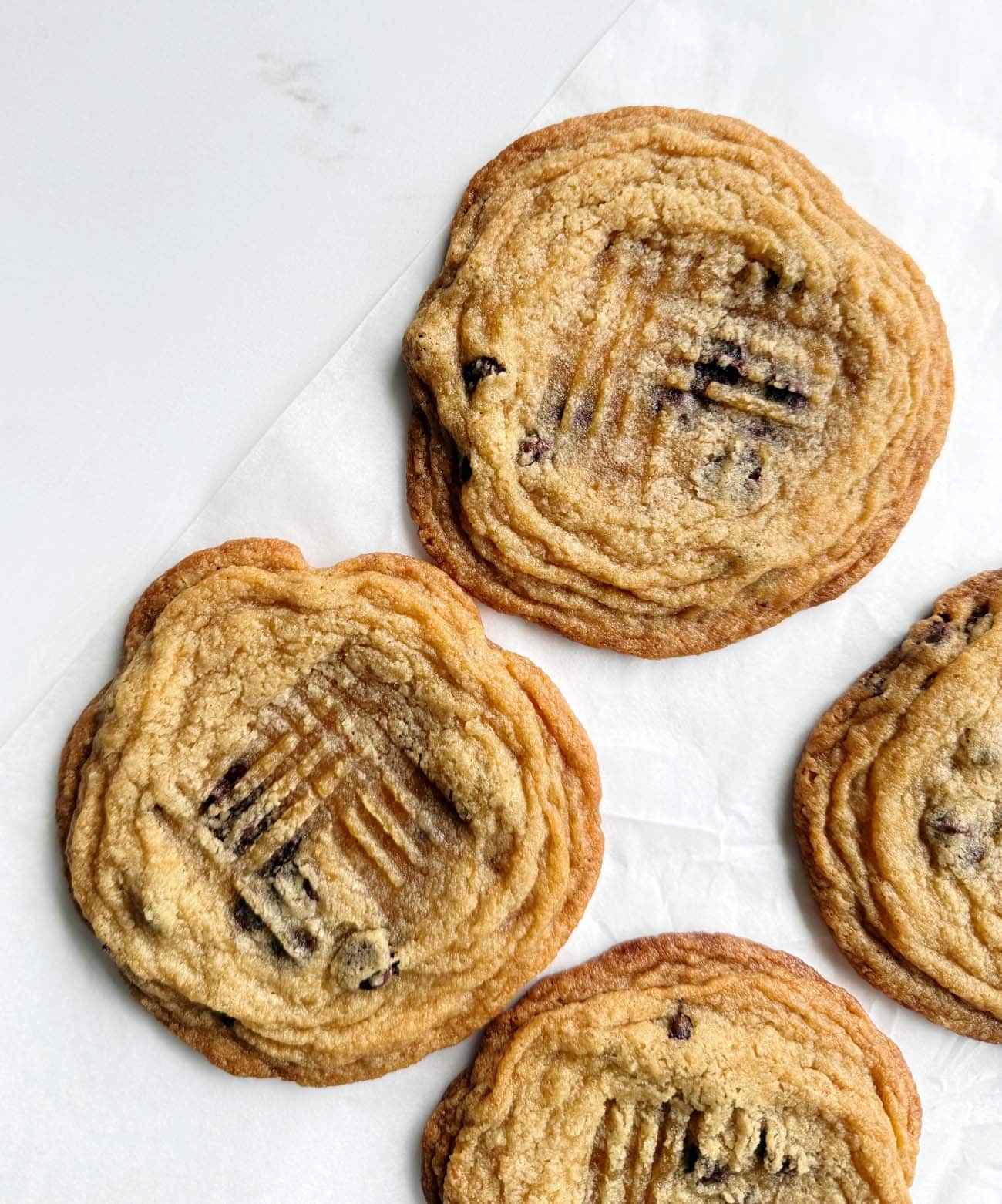 chocolate chip peanut butter pan-banging cookies